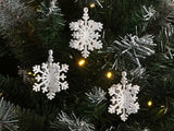 Flocon de neige 3D en puzzle, lot de 4