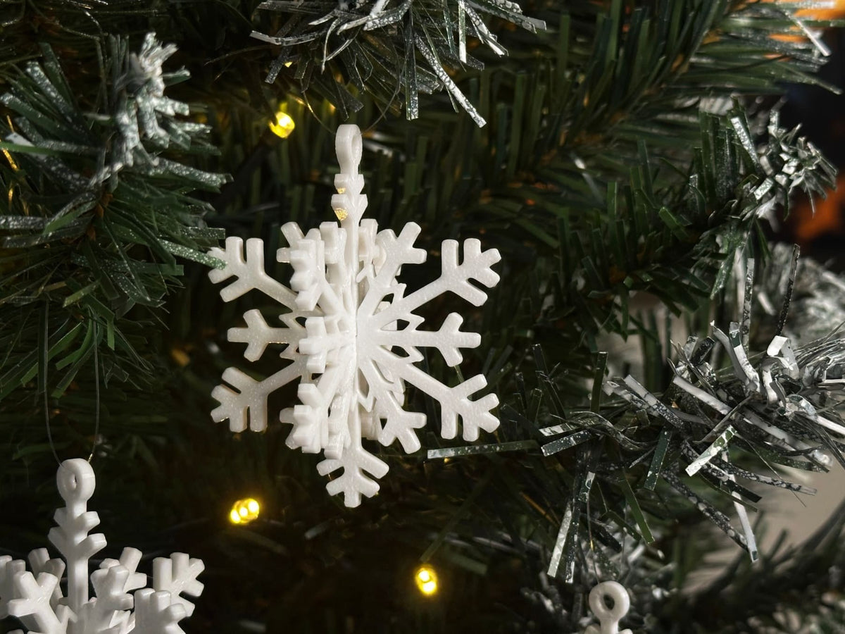 Flocon de neige 3D en puzzle, lot de 4