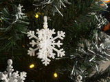 Flocon de neige 3D en puzzle, lot de 4