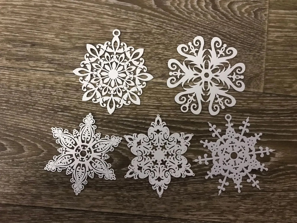 Flocon de neige pour décorer le sapin