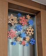 Flocon de neige décoratif pour fenêtre et sapin