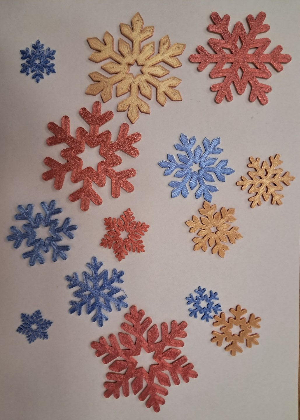 Flocon de neige décoratif pour fenêtre et sapin