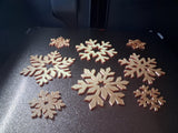 Flocon de neige décoratif pour fenêtre et sapin