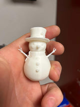 Lot de 3 jolies figurines bonshommes de neige
