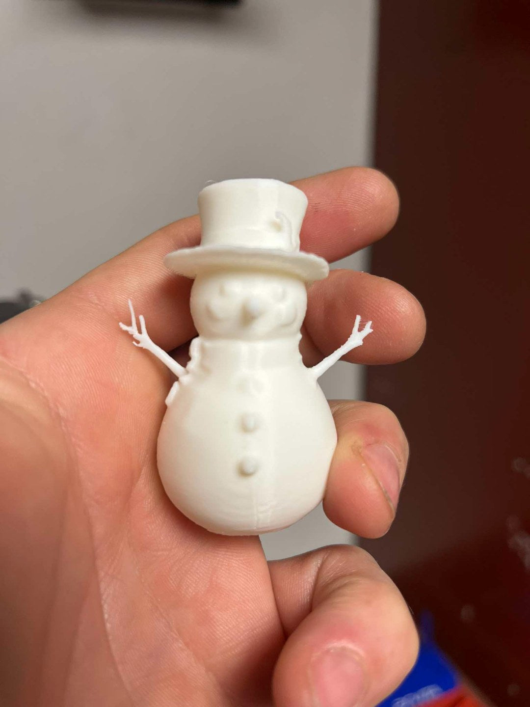 Lot de 3 jolies figurines bonshommes de neige