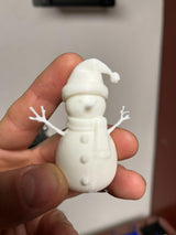Lot de 3 jolies figurines bonshommes de neige