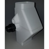 Adaptateur de tuyau d'arrosage pour récupérateur d'eau de pluie sur descente de gouttière