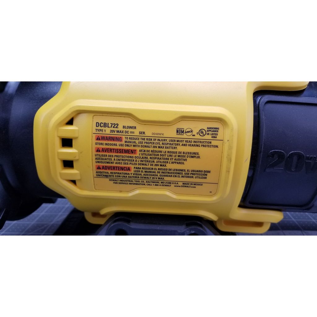 Buse de concentration pour souffleur de feuilles DeWalt 20 V