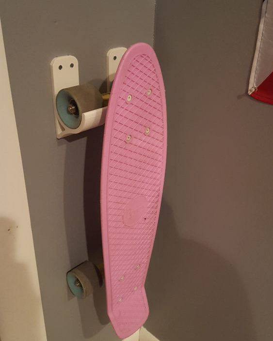 Support mural pour skateboard – compatible longboard et pennyboard