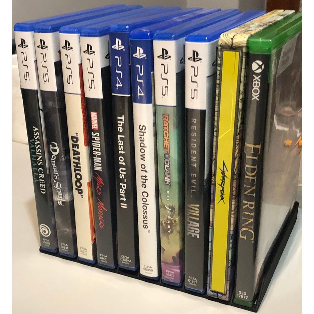 Range-jeux pour PS4, PS5 et Blu-ray – accueille 10 jeux