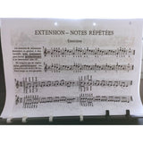 Porte-partition pour piano – clip à fixer sur le pupitre