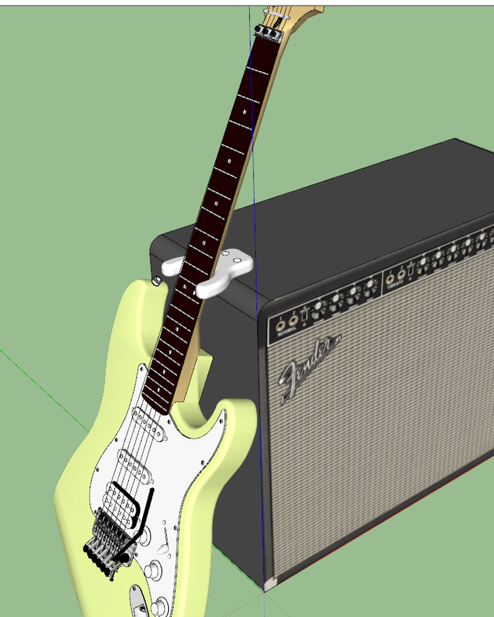 Support de poche pour guitare et basse sur amplificateur
