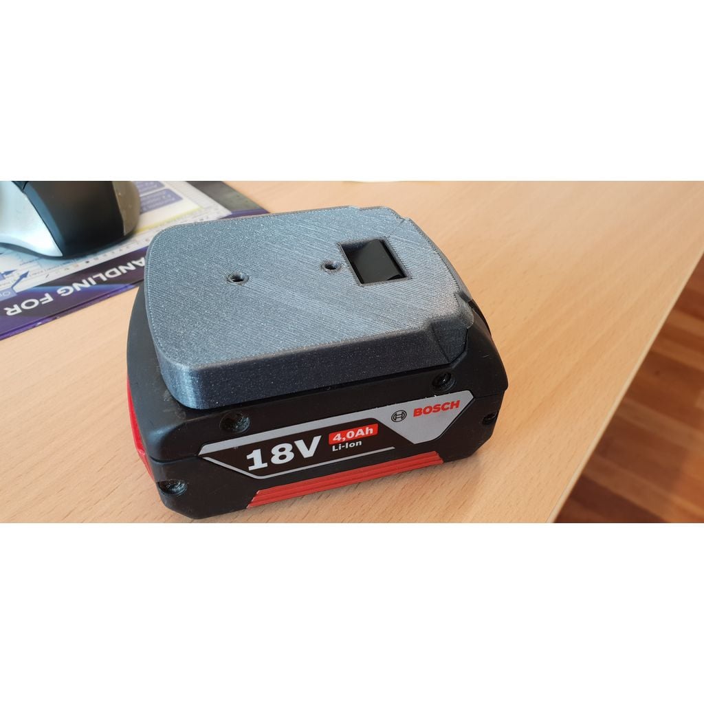 Support mural pour batterie Bosch 18 V pour l'atelier