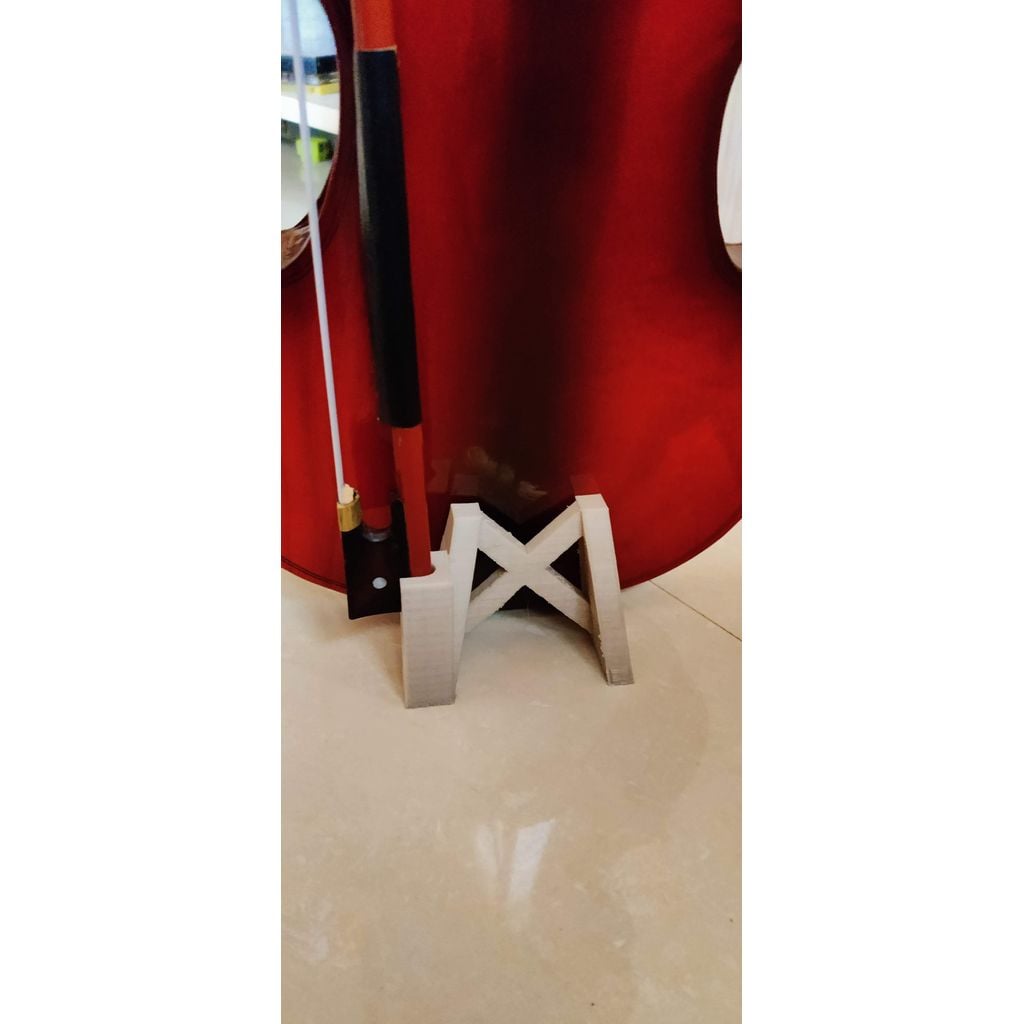 Support de violon autoportant avec porte-archet