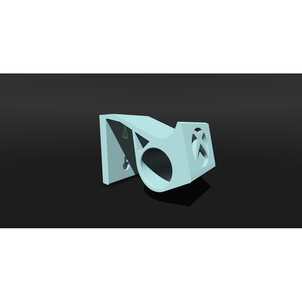 Support mural pour manette Xbox avec gestion des câbles