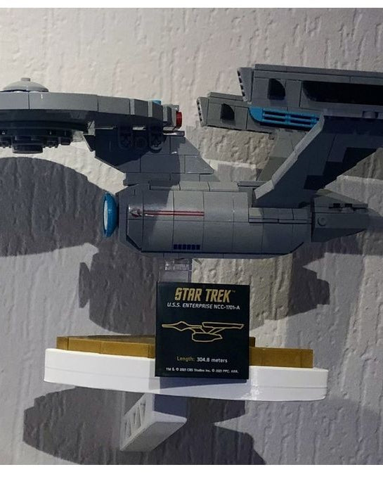 Support mural pour BlueBrixx Star Trek