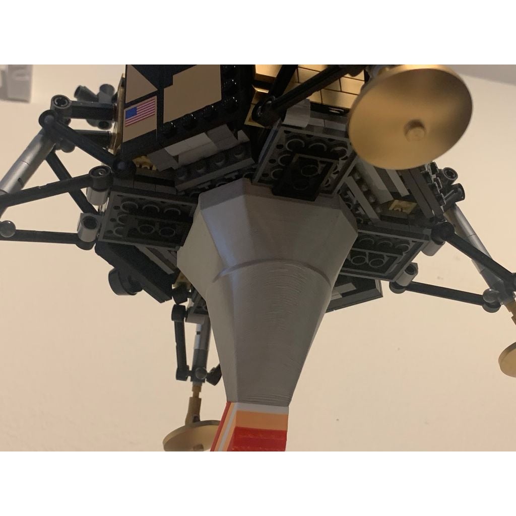 Support mural pour l'atterrisseur lunaire LEGO – présentoir incliné à 20°