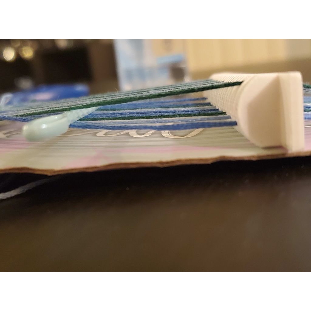 Mini bâton de lisse pour le tissage sur un métier en carton