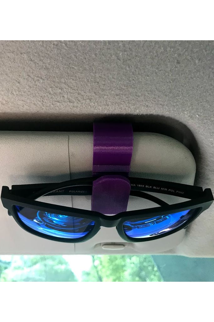 Porte-lunettes de soleil pour pare-soleil de voiture – clip sécurisé