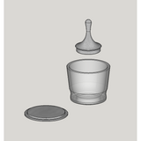 Entonnoir et shaker à marc de café pour porte-filtre