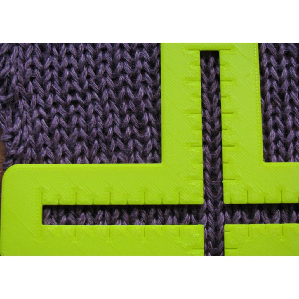 Règle de tricot – compteur de mailles pour le tricot
