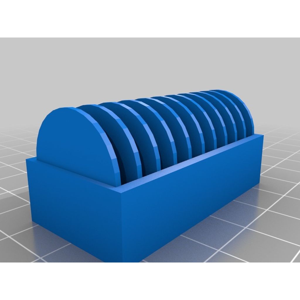 Support pour 10 piles bouton CR2032