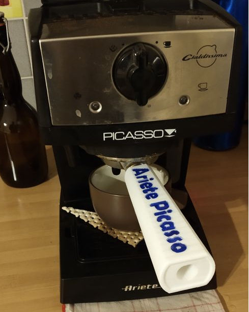 Poignée de rechange pour machine à espresso Ariete Picasso