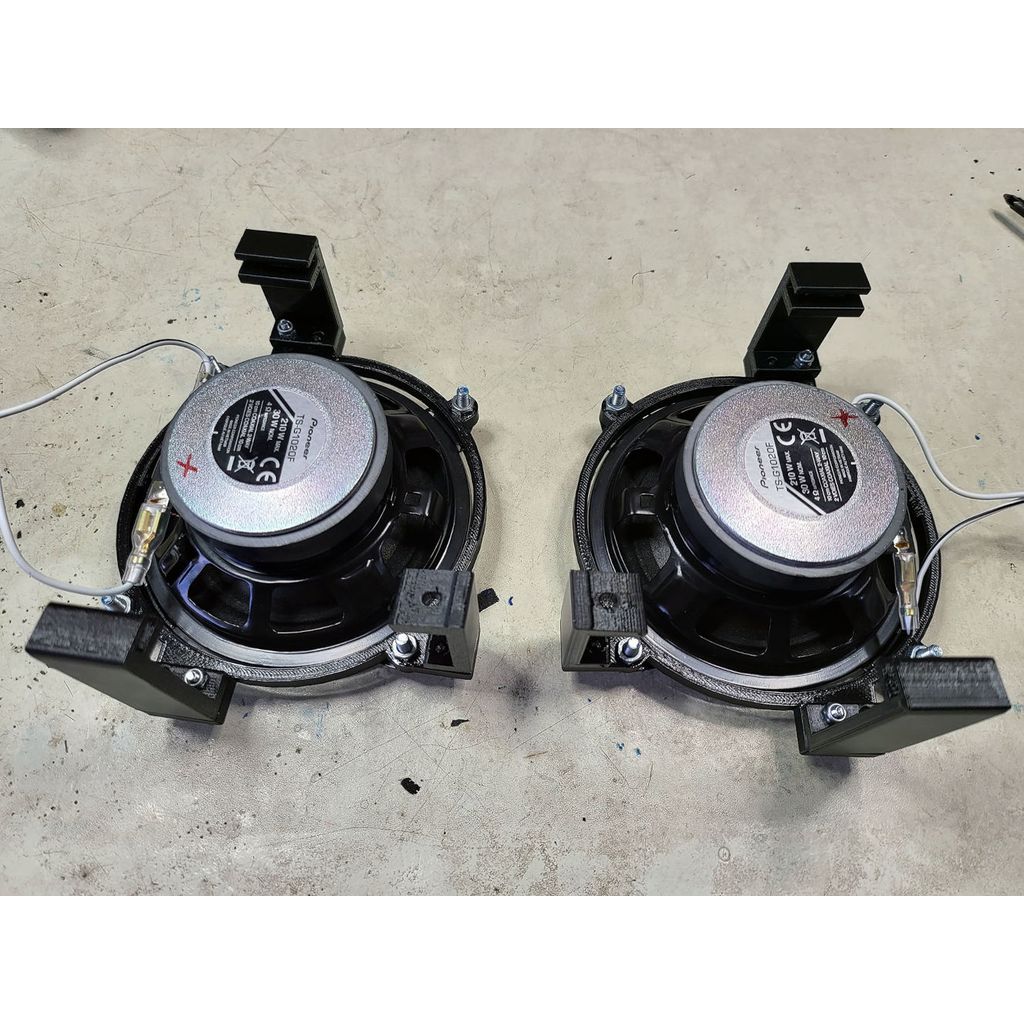 Fixation de haut-parleur pour Renault Twizy pour haut-parleurs Pioneer 4"