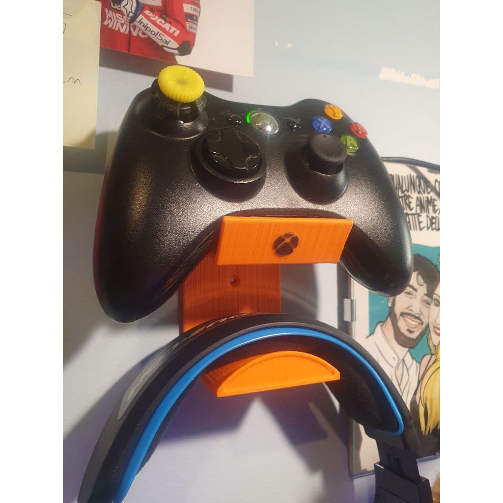 Support mural pour manette Xbox et casque