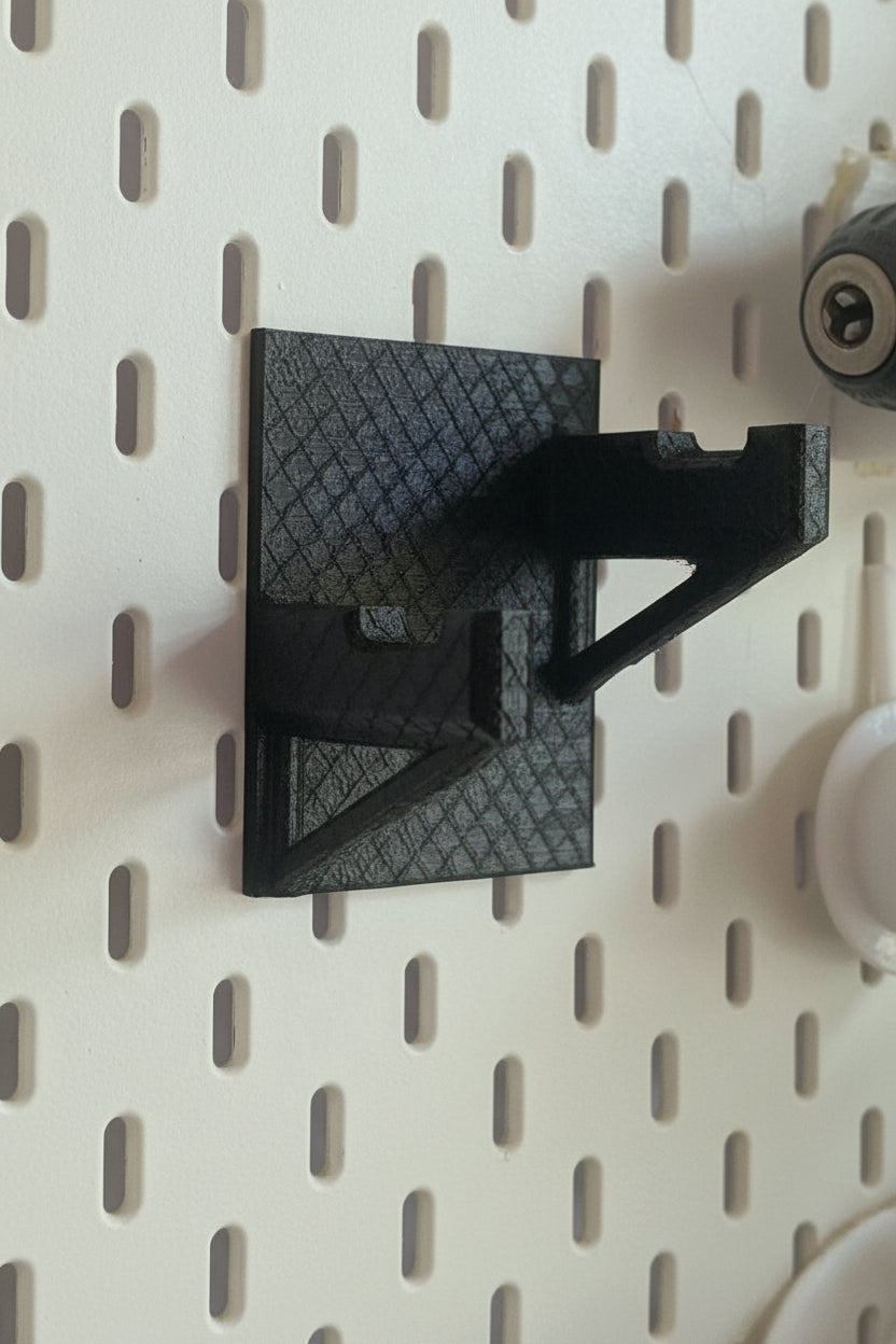 Support IKEA Skådis pour outils sans fil – perceuse toujours prête