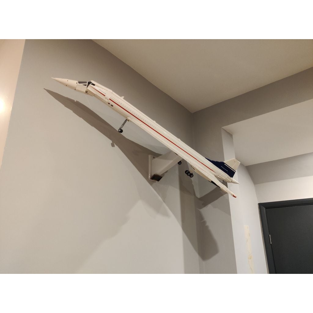 Support mural pour LEGO Concorde (set 10318)
