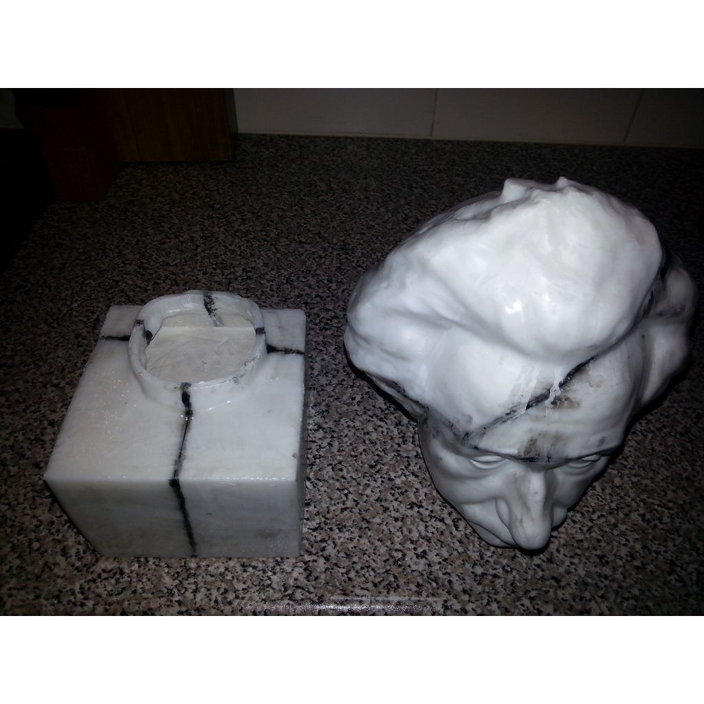 Buste d'Albert Einstein issu d'un scan 3D – 34 cm