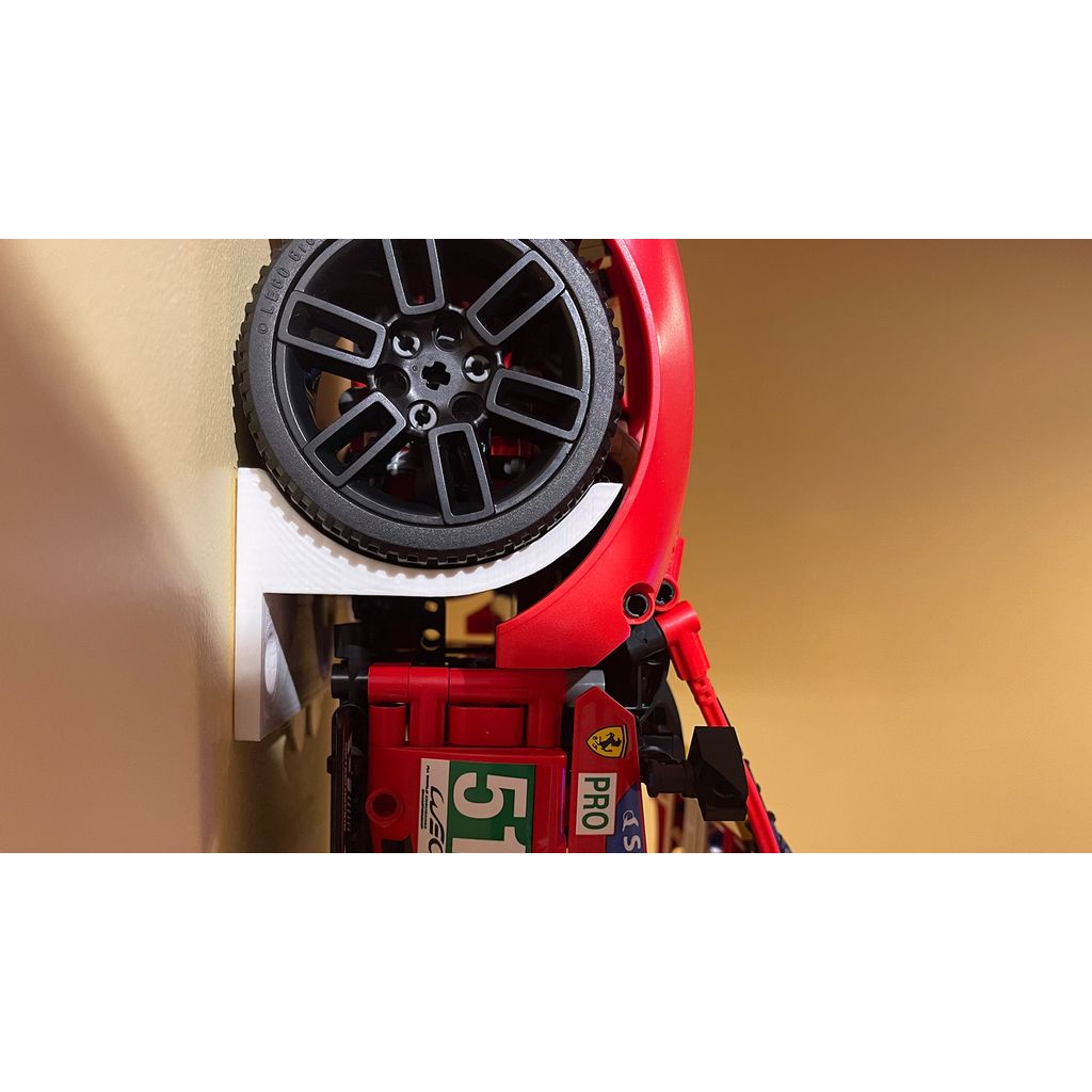 Support mural pour LEGO Technic Porsche 911 RSR et Ferrari 488 GTE