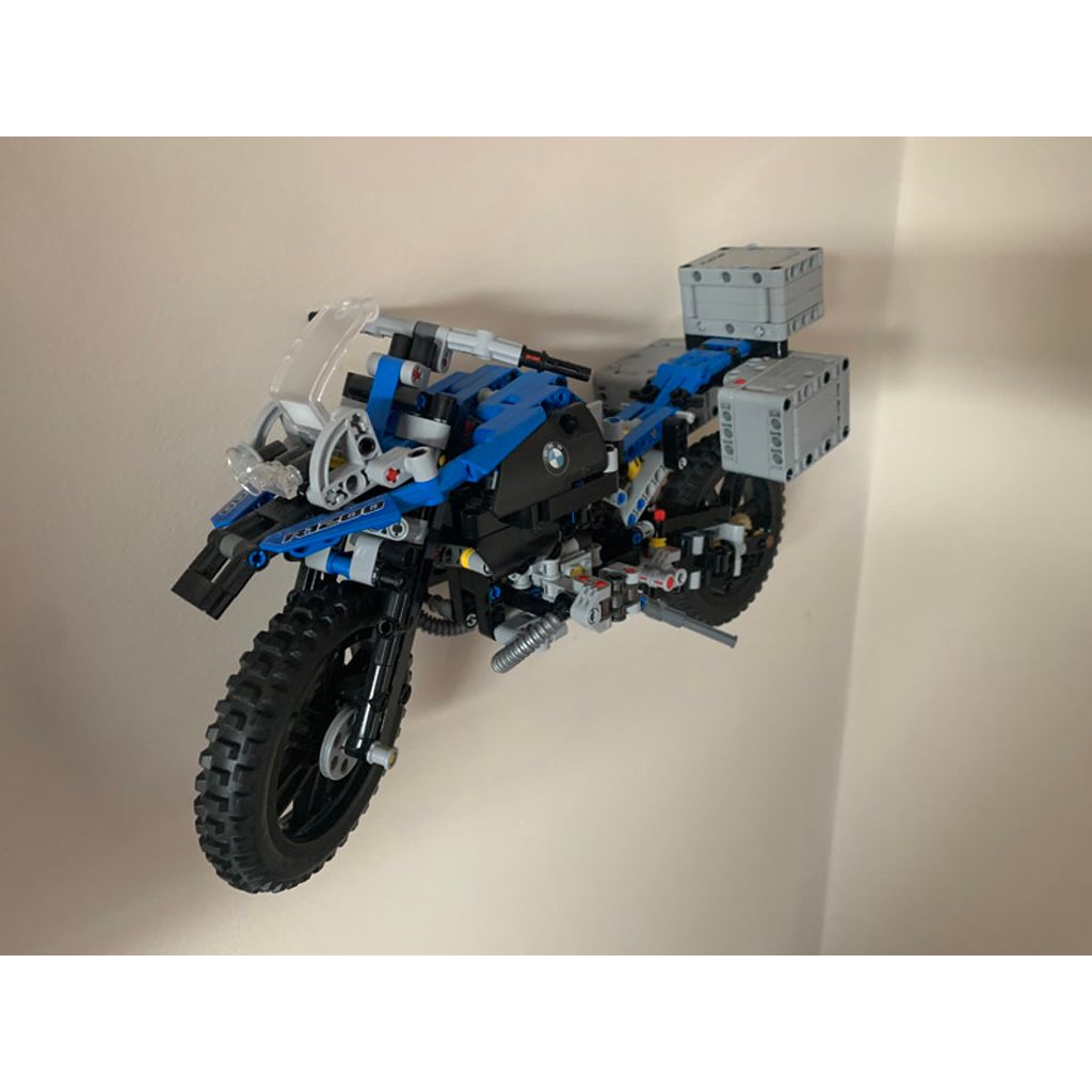 Support mural pour moto LEGO Technic BMW R1200GS
