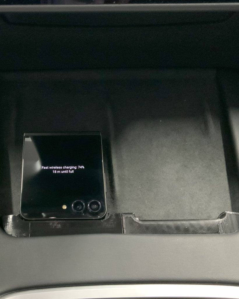 Adaptateur pour le chargeur sans fil des Tesla Model 3 et Y pour Samsung Z Flip