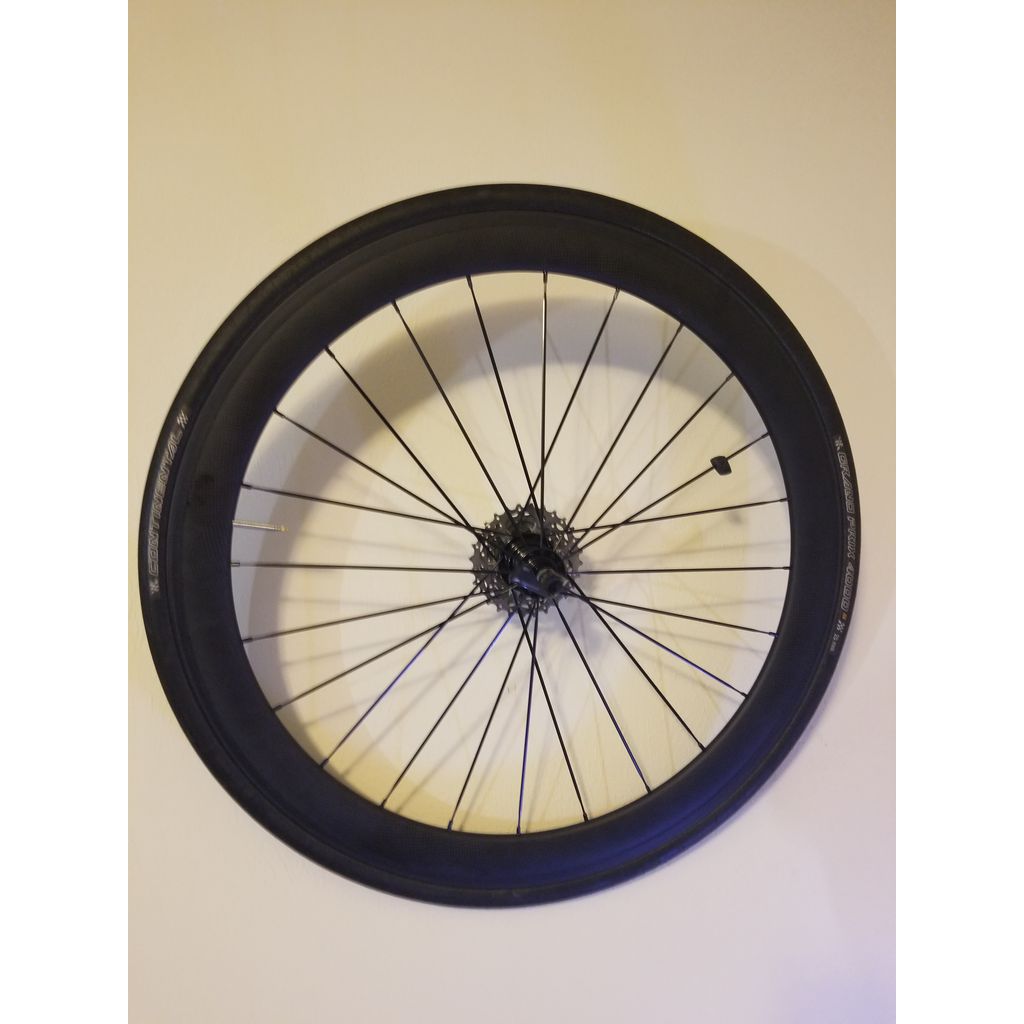 Crochet mural pour roue de vélo à blocage rapide