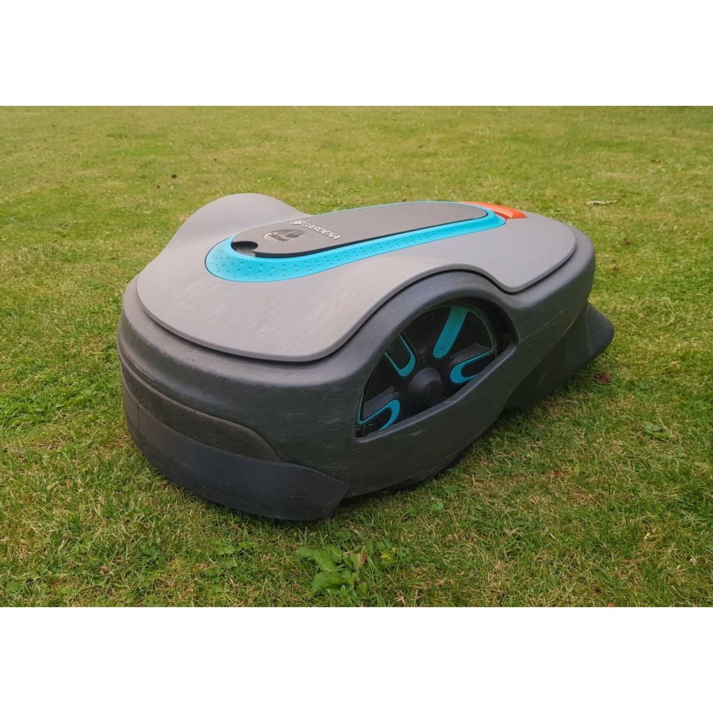 Robot tondeuse Gardena Sileno Life et City – pare-chocs pomme