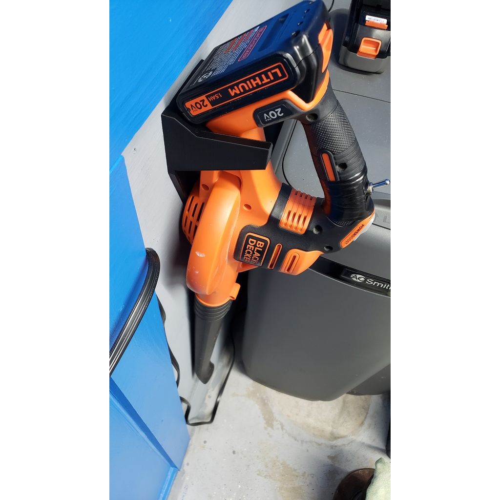 Support mural pour souffleur de feuilles Black+Decker 20 V