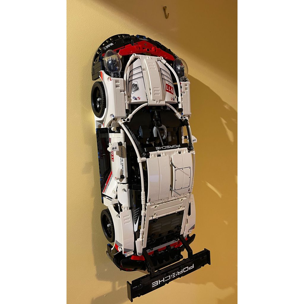 Support mural pour LEGO Technic Porsche 911 RSR et Ferrari 488 GTE