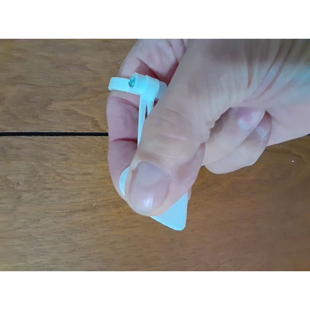 Médiator pliable pour basse – prêt pour le jeu aux doigts