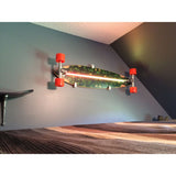 Support mural pour longboard et skateboard