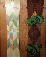 Support mural pour snowboard et wakeboard