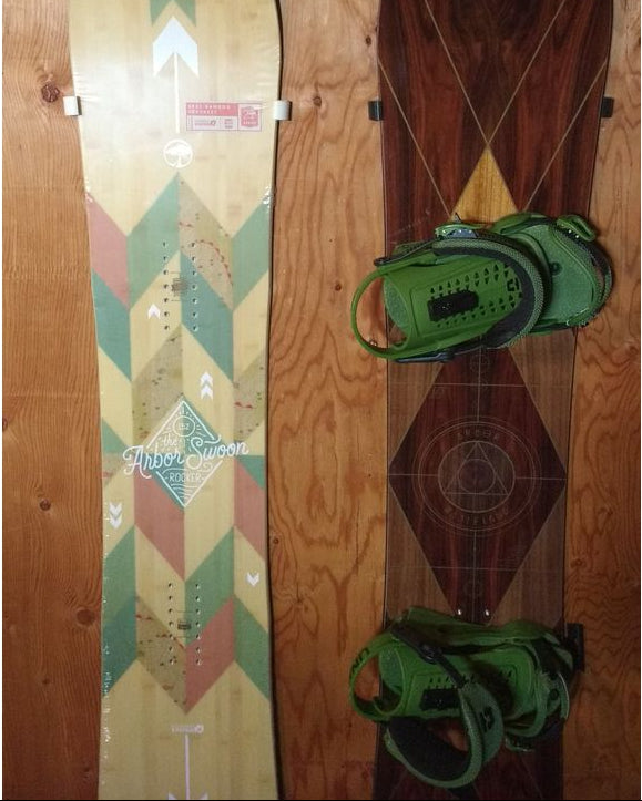 Support mural pour snowboard et wakeboard