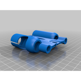 Supports CO2 pour porte-bidon de vélo, 2 pcs, trous de vis standard