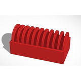 Support pour 10 piles bouton CR2032