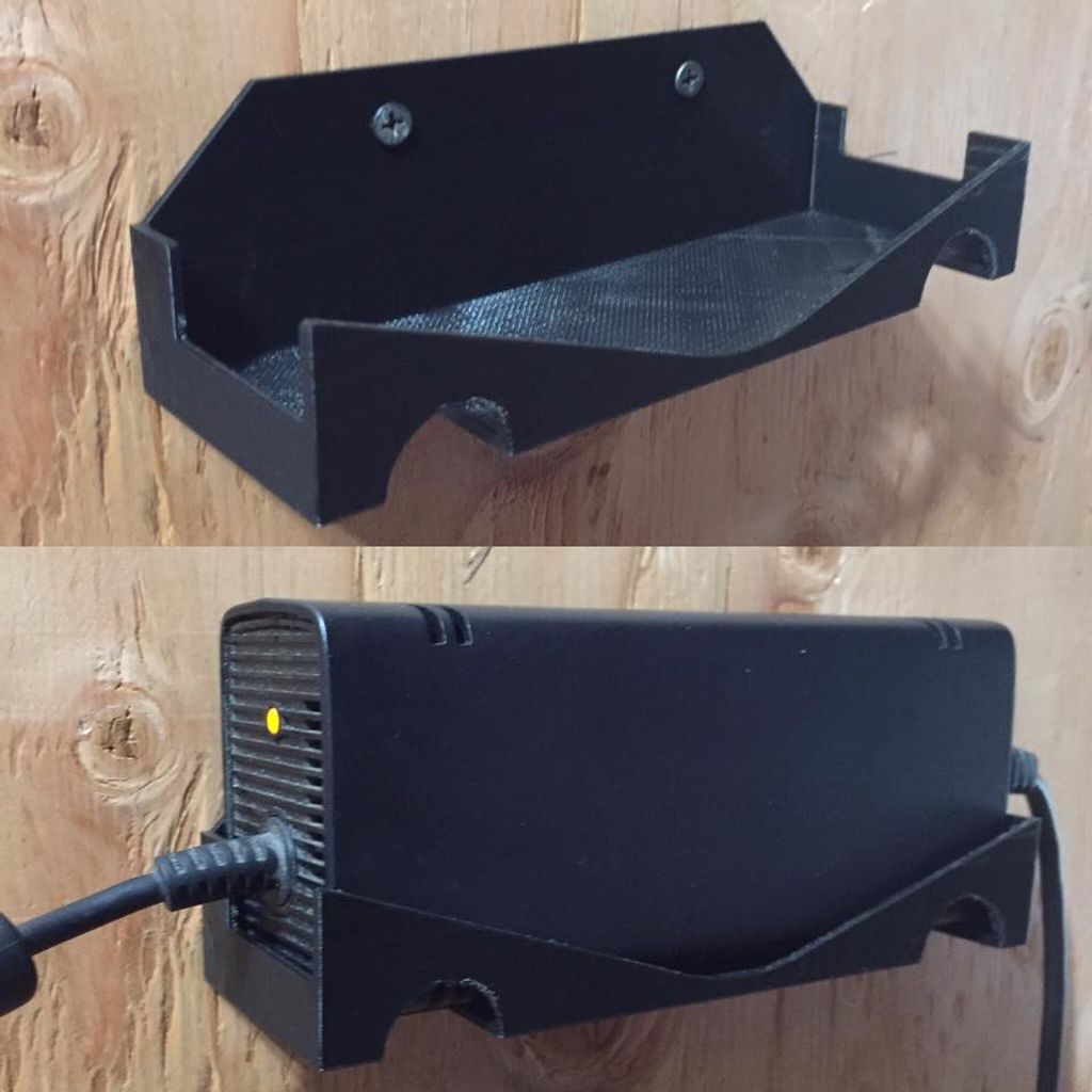Support mural pour bloc d'alimentation Xbox – câbles bien rangés