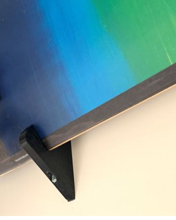 Support mural pour skateboard – angle d'exposition de 27°