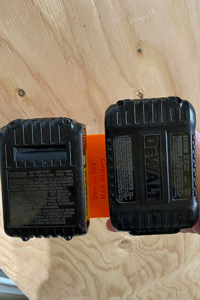 Support mural DeWalt 20 V pour deux batteries