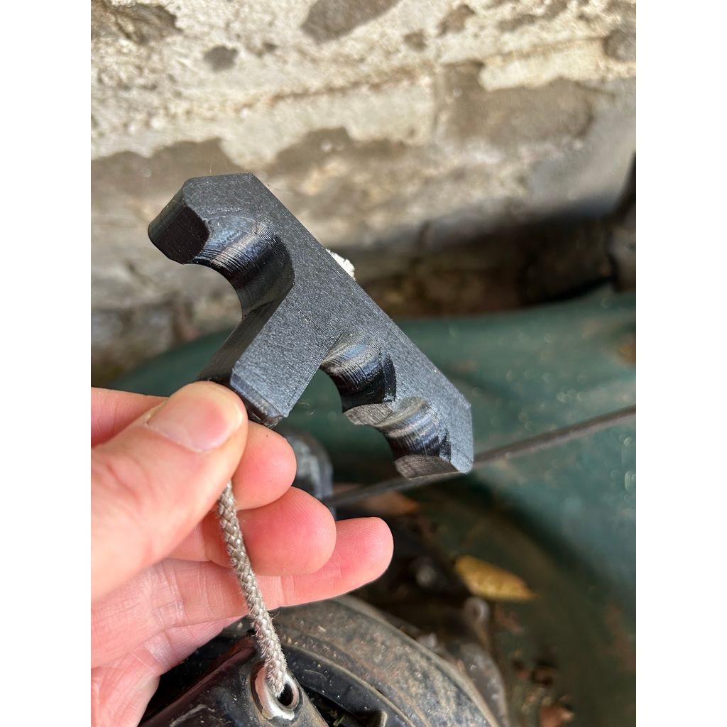 Poignée de lanceur de remplacement – compatible avec la plupart des tondeuses