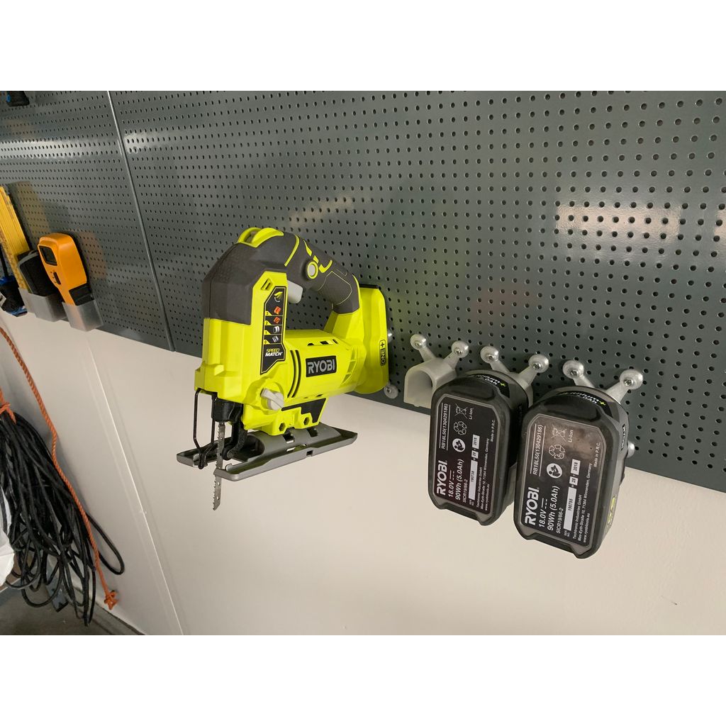 Support d'outils Ryobi One+ pour panneau à outils Biltema (12 mm)
